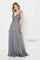 Formal Dresses Long Beaded A Line Formal Dress Smoke