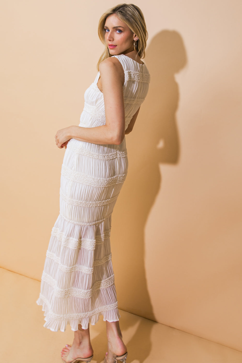 Cocktail Dresses Tea Length Evening Cocktail Formal Dress Flying Tomato ID20630 Ivory