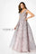 Formal Dresses Long Ball Gown Laced Appliqued Evening Dress Pink Topaz