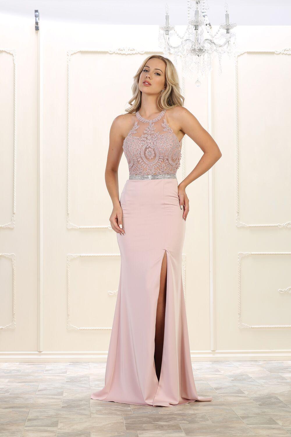 Backless Prom Long Sexy Dress Evening Gown Formal - The Dress Outlet May Queen