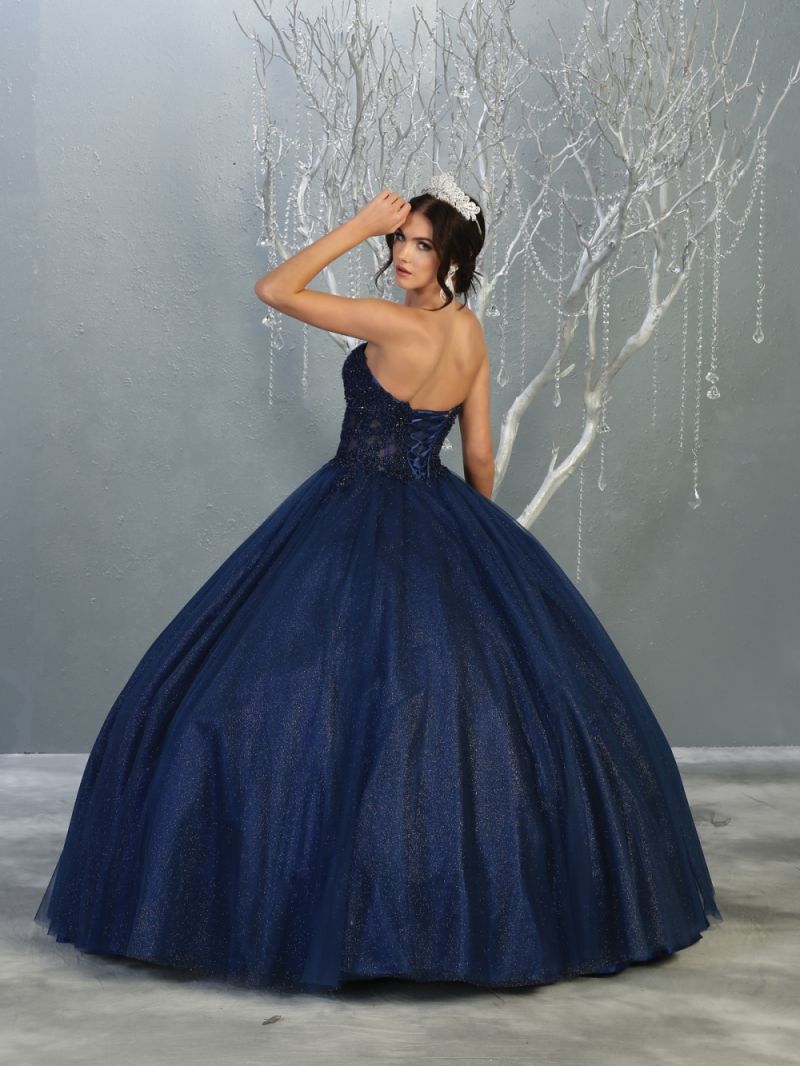 Sweetheart Floor-Length Tulle Quinceañera Ball Gown May Queen LK141