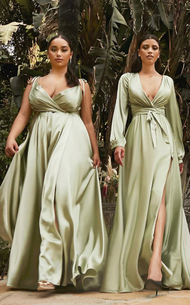 LaDivine 7475 Formal Long Sleeve Dress Evening Gown