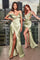 LaDivine BD109 Long Formal Off Shoulder Prom Satin Dress