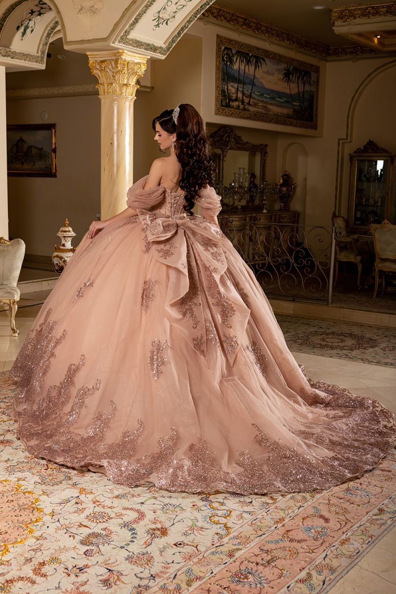 Sweetheart Tulle Quinceañera Ball Gown by May Queen – The Dress Outlet