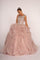 Beaded Long Quinceanera Sweet 16 Ball Gown - The Dress Outlet Elizabeth K