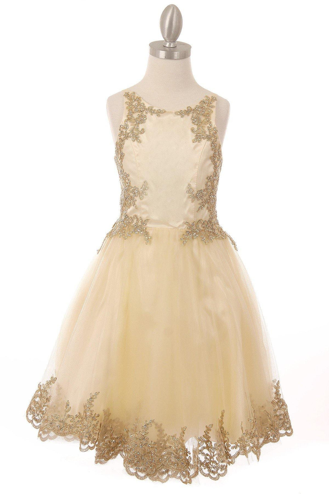 Patchwork Sequins Flower Short Dress main image 1