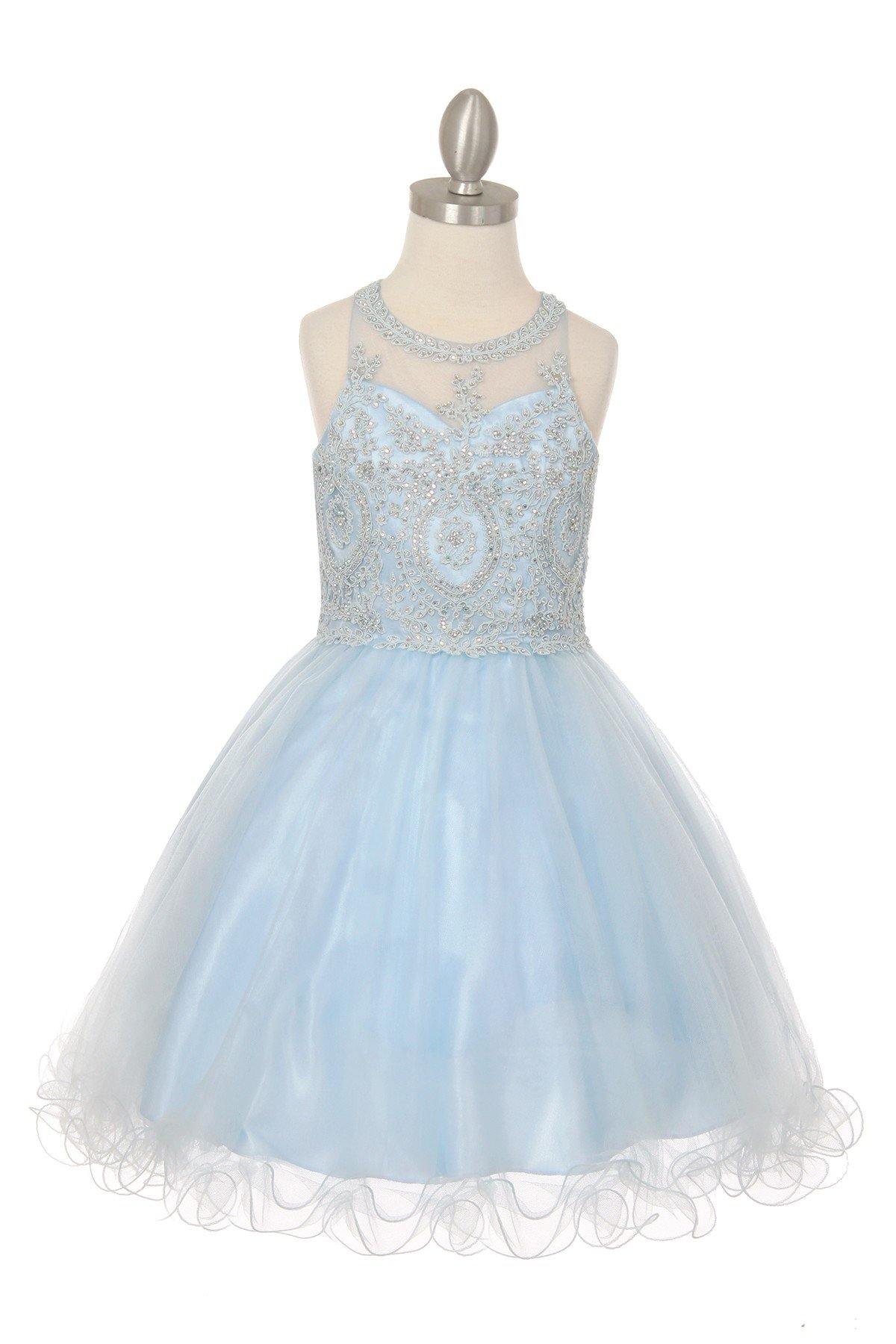 Beaded Sequin Short Flower Girl Dress | Dress Outlet The Dress Outlet Beaded Sequin Short Flower Girl Dress | Dress Outlet The Dress Outlet