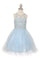 Beaded Sequin Short Flower Girl Dress - The Dress Outlet Cinderella Couture