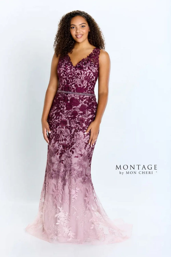 Montage 122903 Long Lace evening Formal Dress