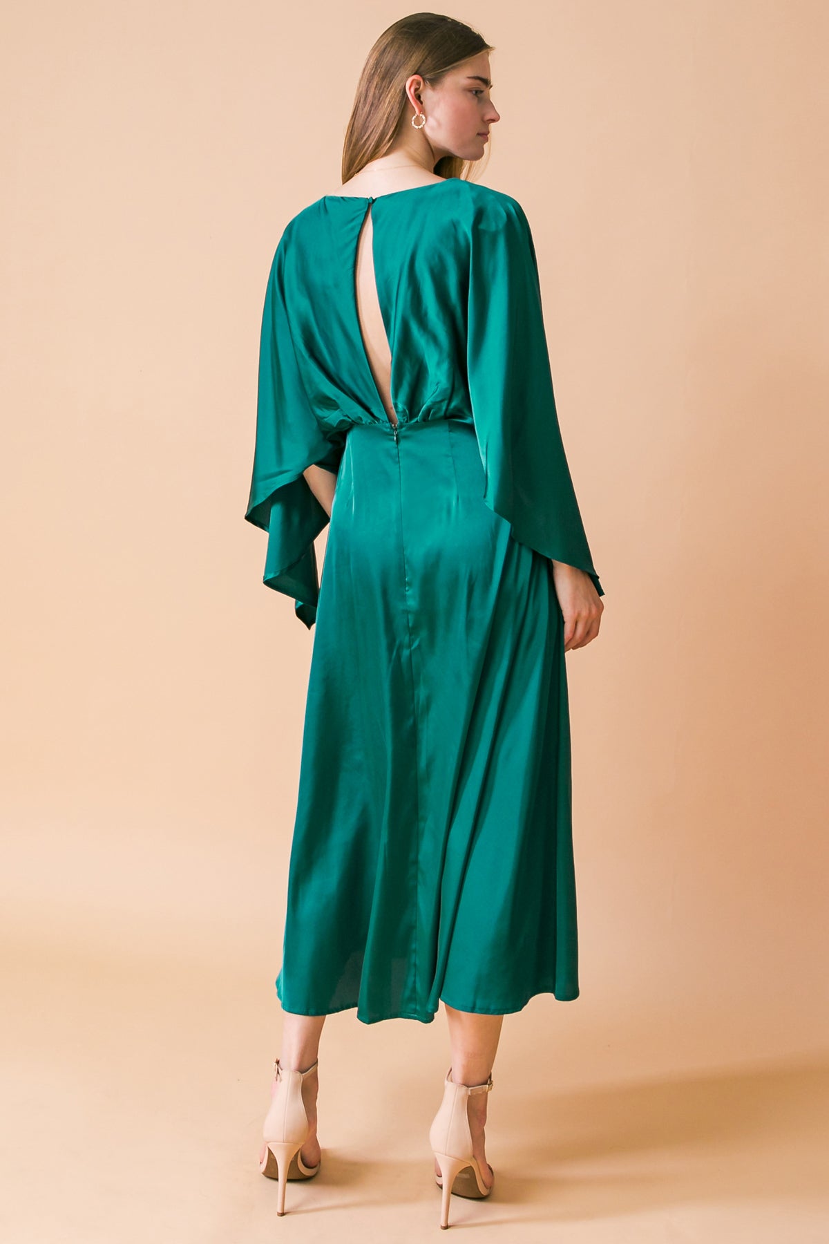 Cocktail Dresses Tea Length Cocktail Formal Dress Flying Tomato ID20435 Hunter Green