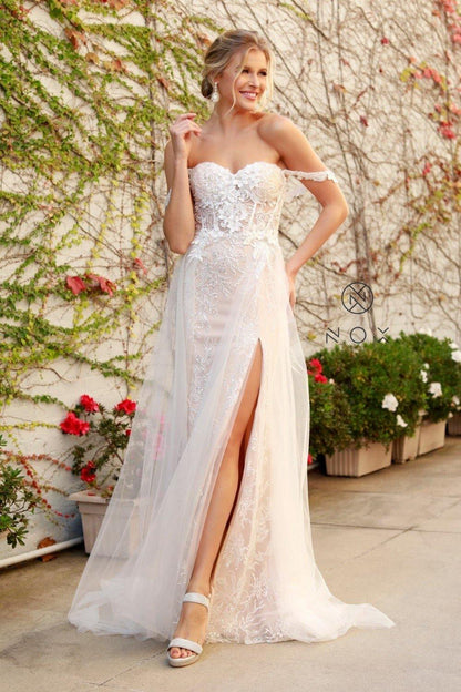 Boho Long Wedding Dress - The Dress Outlet