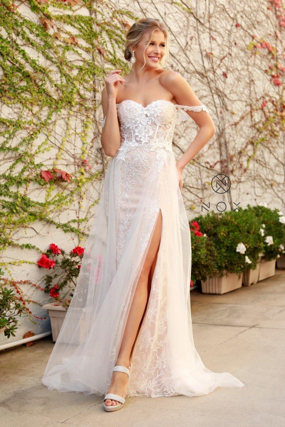 Boho Long Wedding Dress