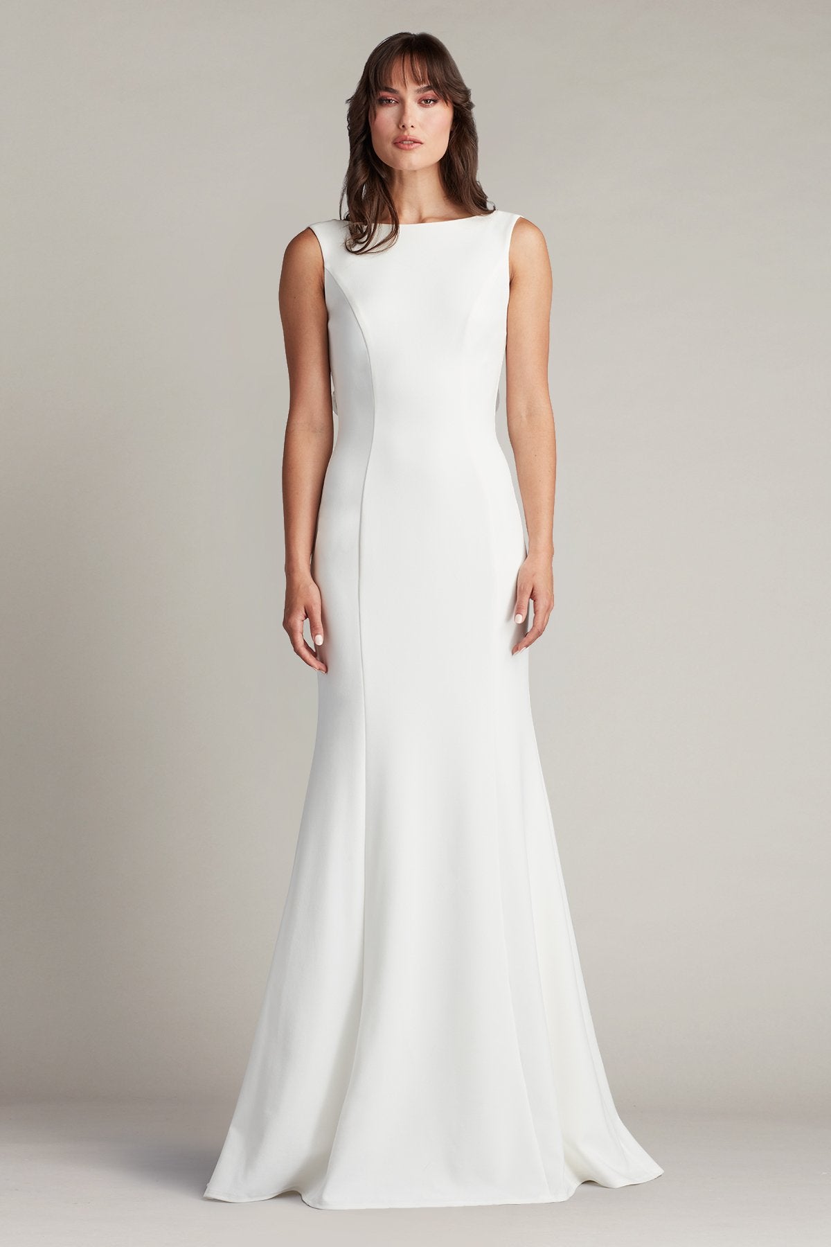 Tadashi Shoji BOS25328L Long Mermaid Wedding Dress