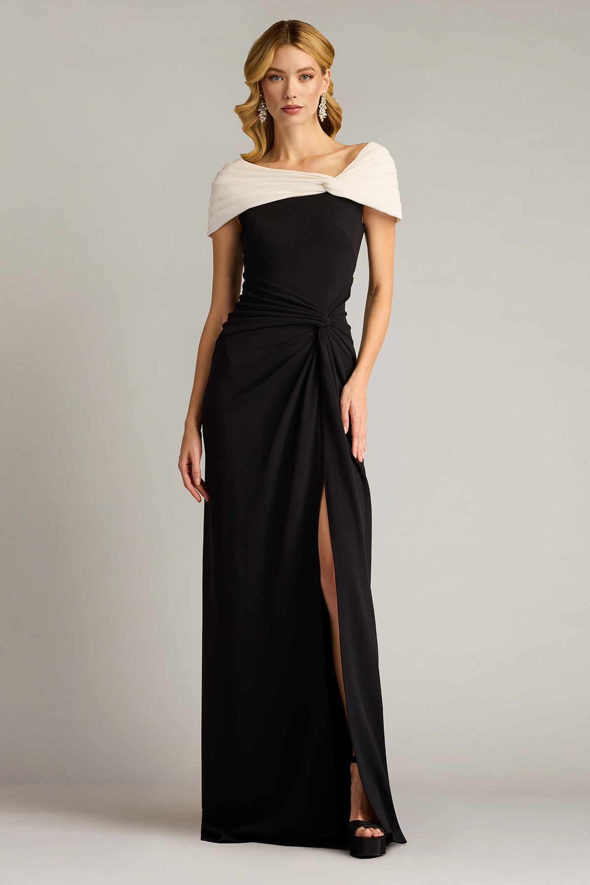 Formal Dresses Formal Long Evening Dress Black/Ivory