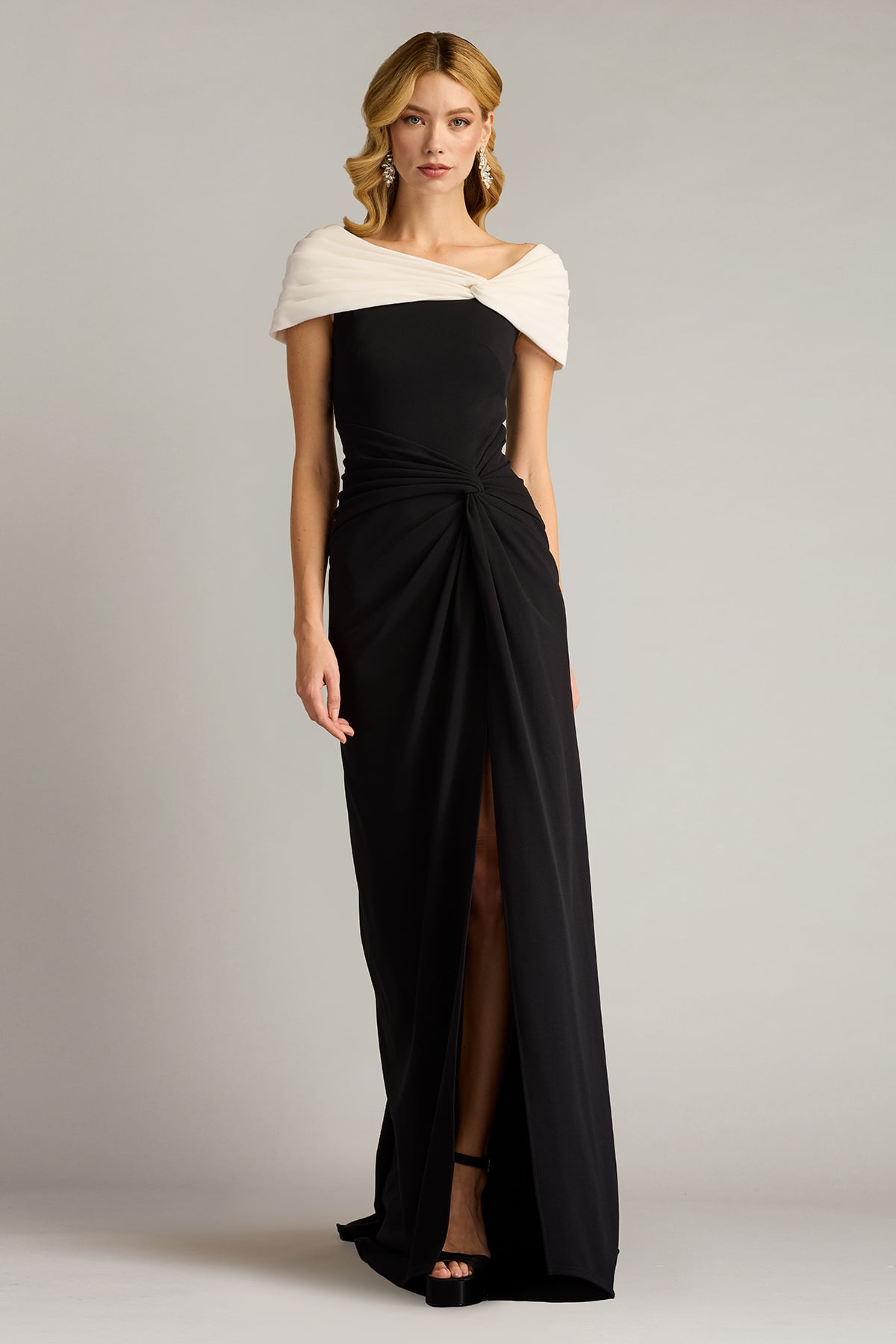 Formal Dresses Formal Long Evening Dress Black/Ivory