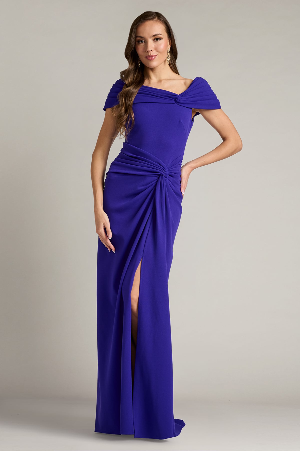 Tadashi Shoji BOS25146L Formal Long Evening Slit Dress – The Dress