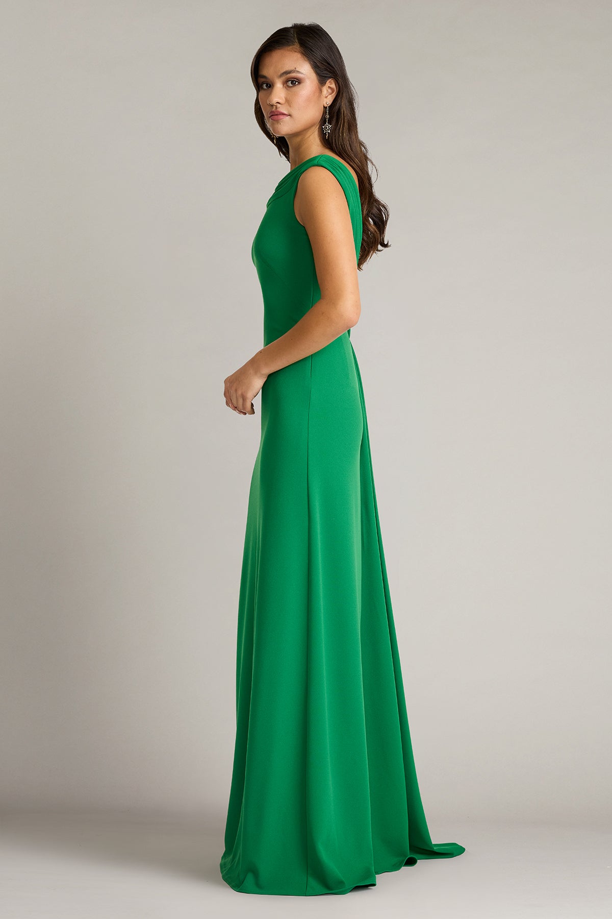 Long Formal Prom Pleated Dress Tadashi Shoji BOS25231L – The Dress
