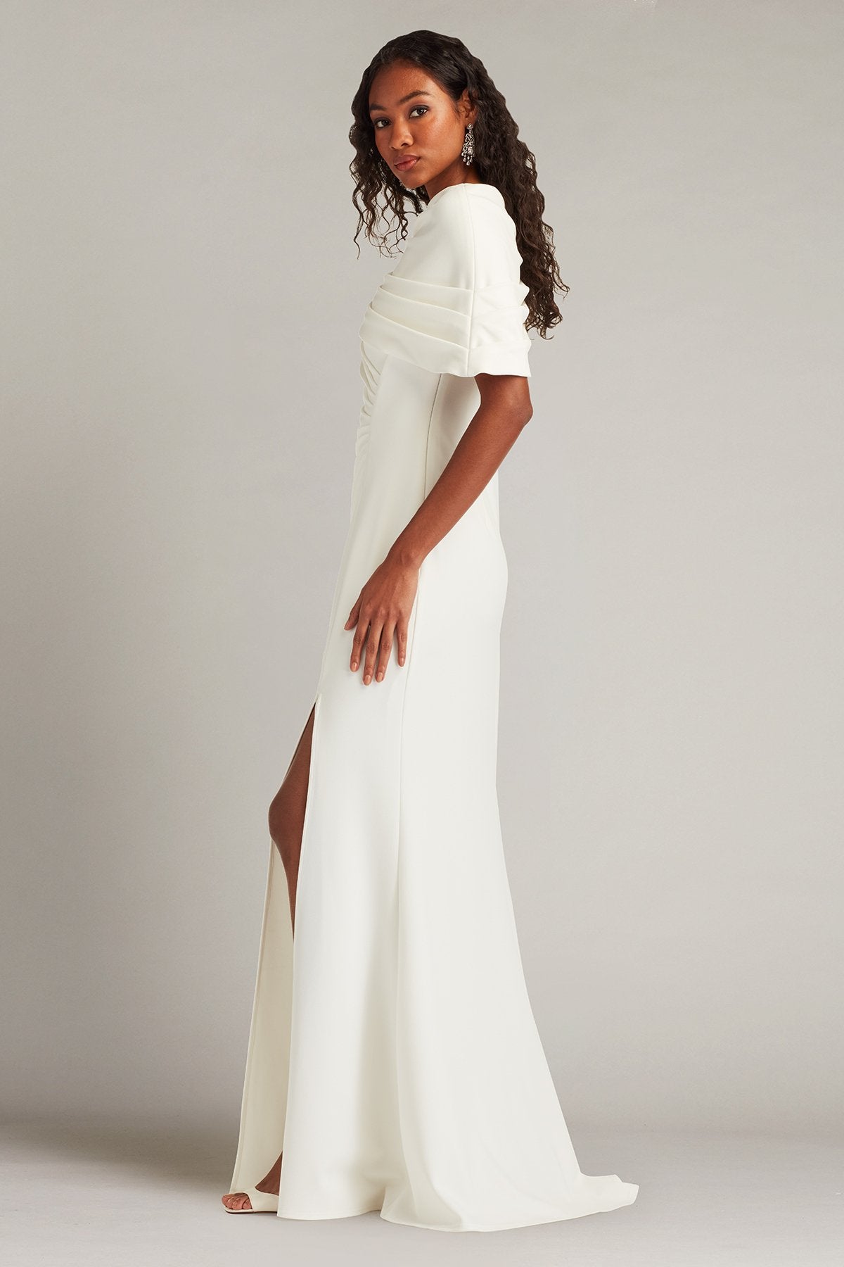 Wedding Dresses Bridal Gown Long Slit Wedding Dress Ivory