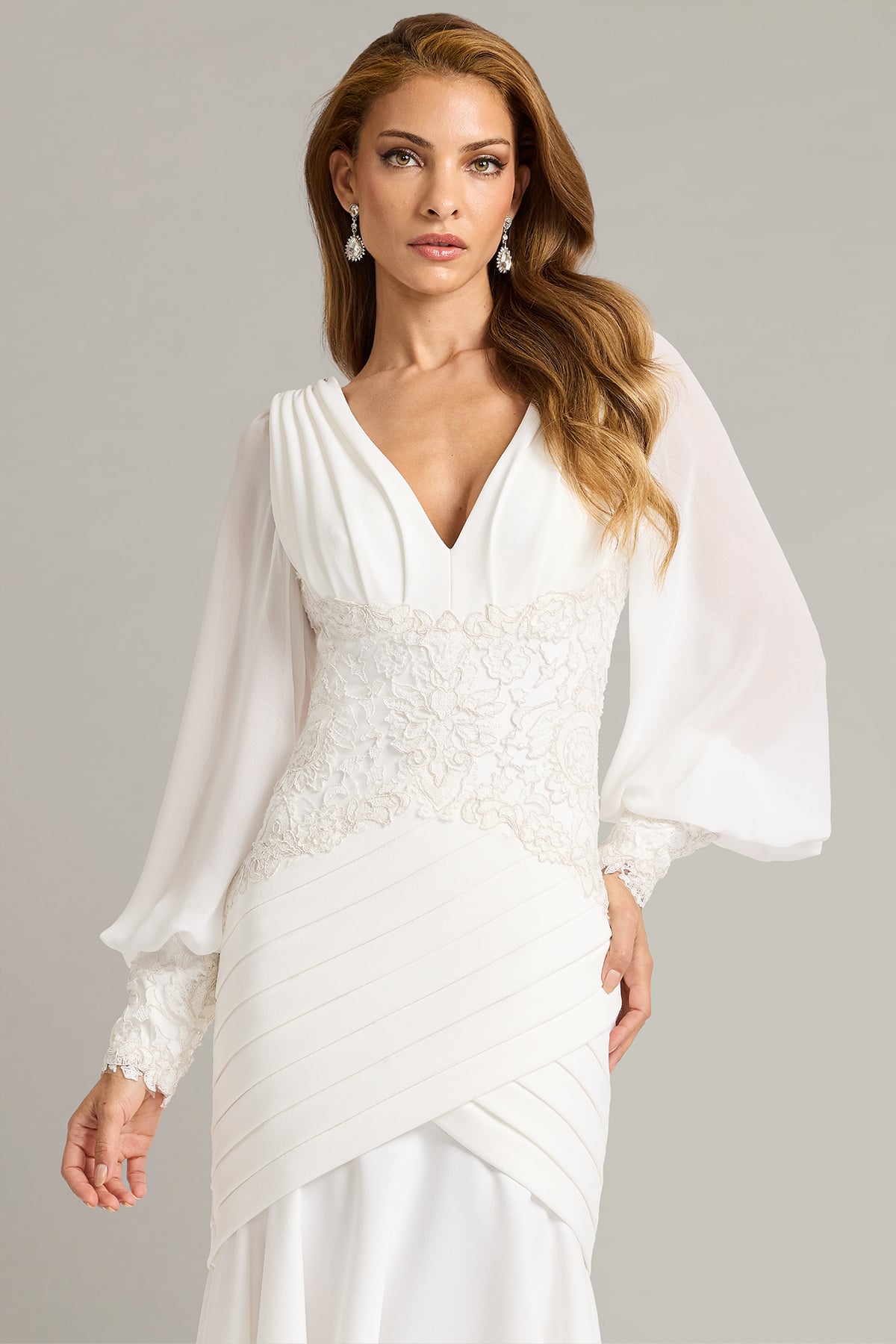 Cocktail Dresses Long Sleeve High Low Short Cocktail Dress Ivory