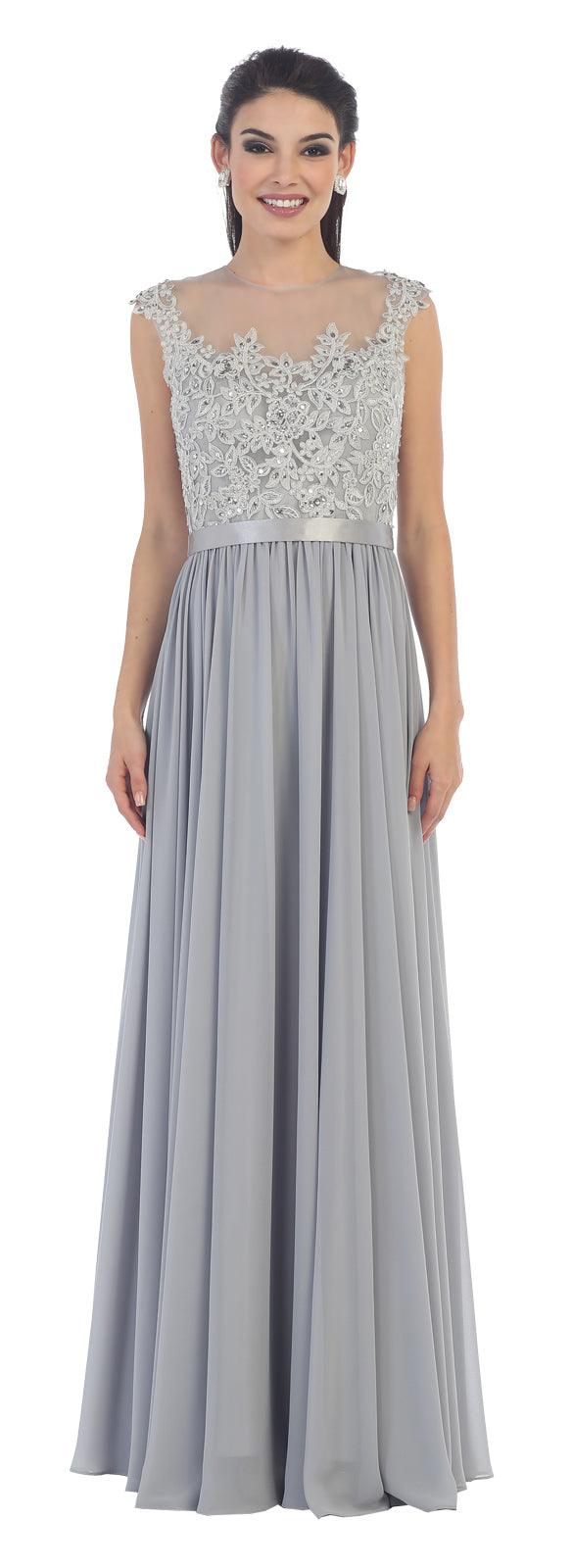 Bridesmaid Long Formal Dress - The Dress Outlet May Queen