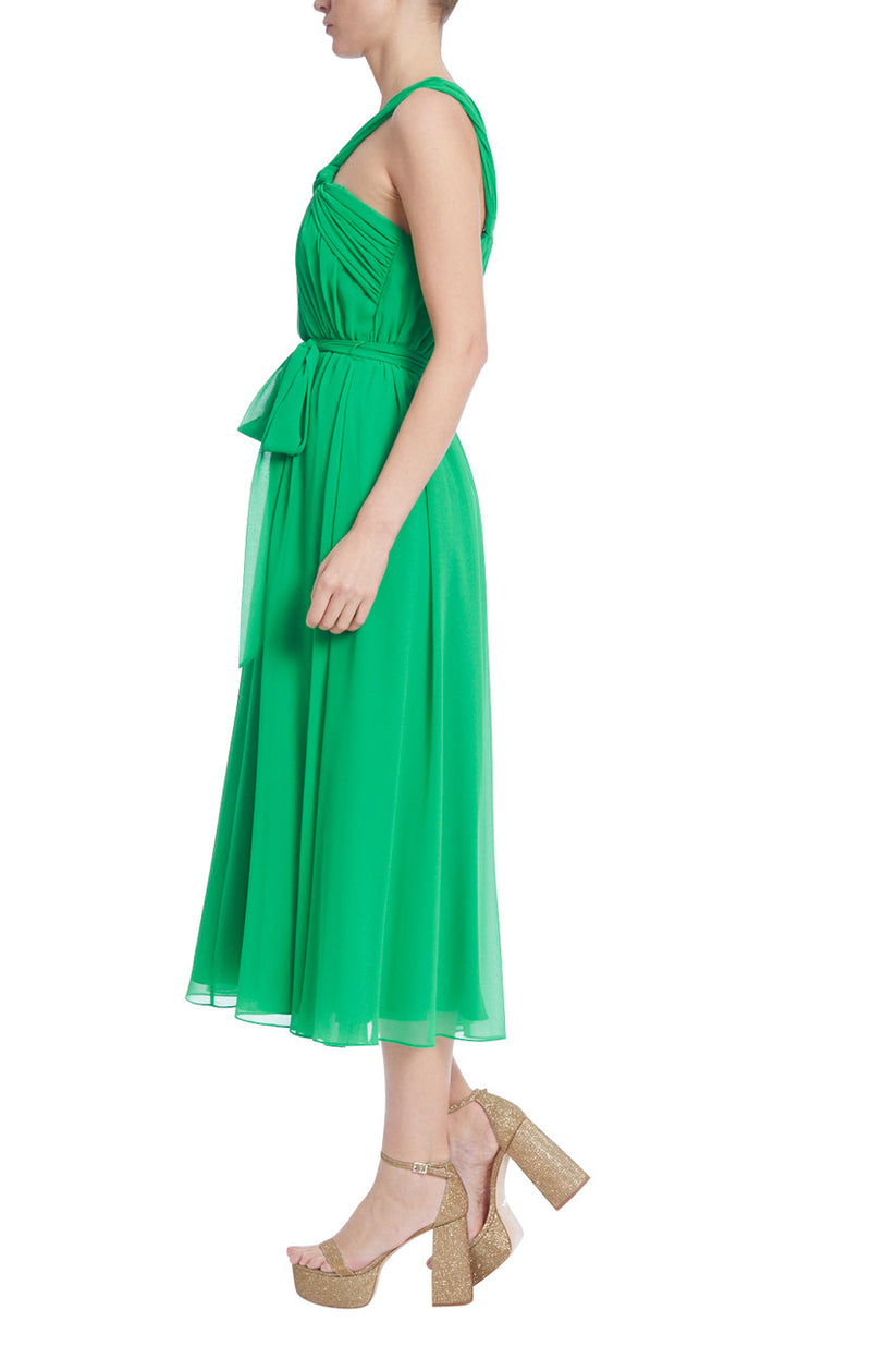Badgley Mischka BSD5093 Short A Line Midi Cocktail Dress
