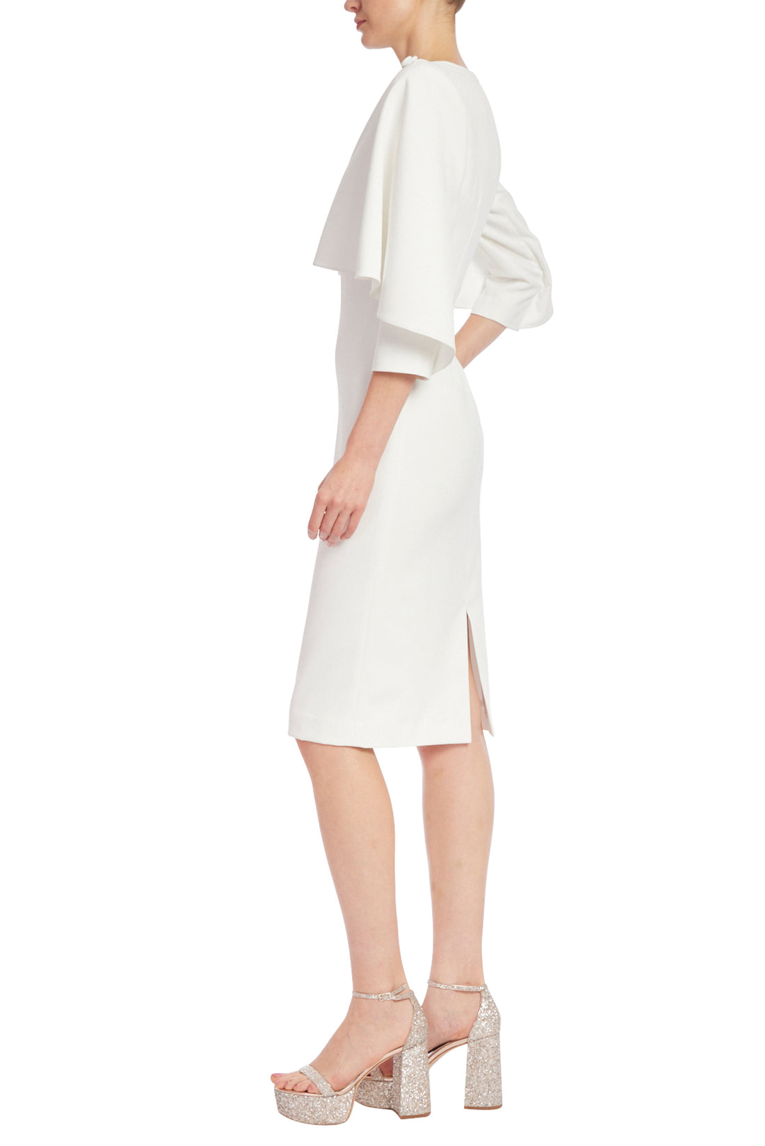 Badgley MischkaBSD5210 Short Button Cocktail Dress