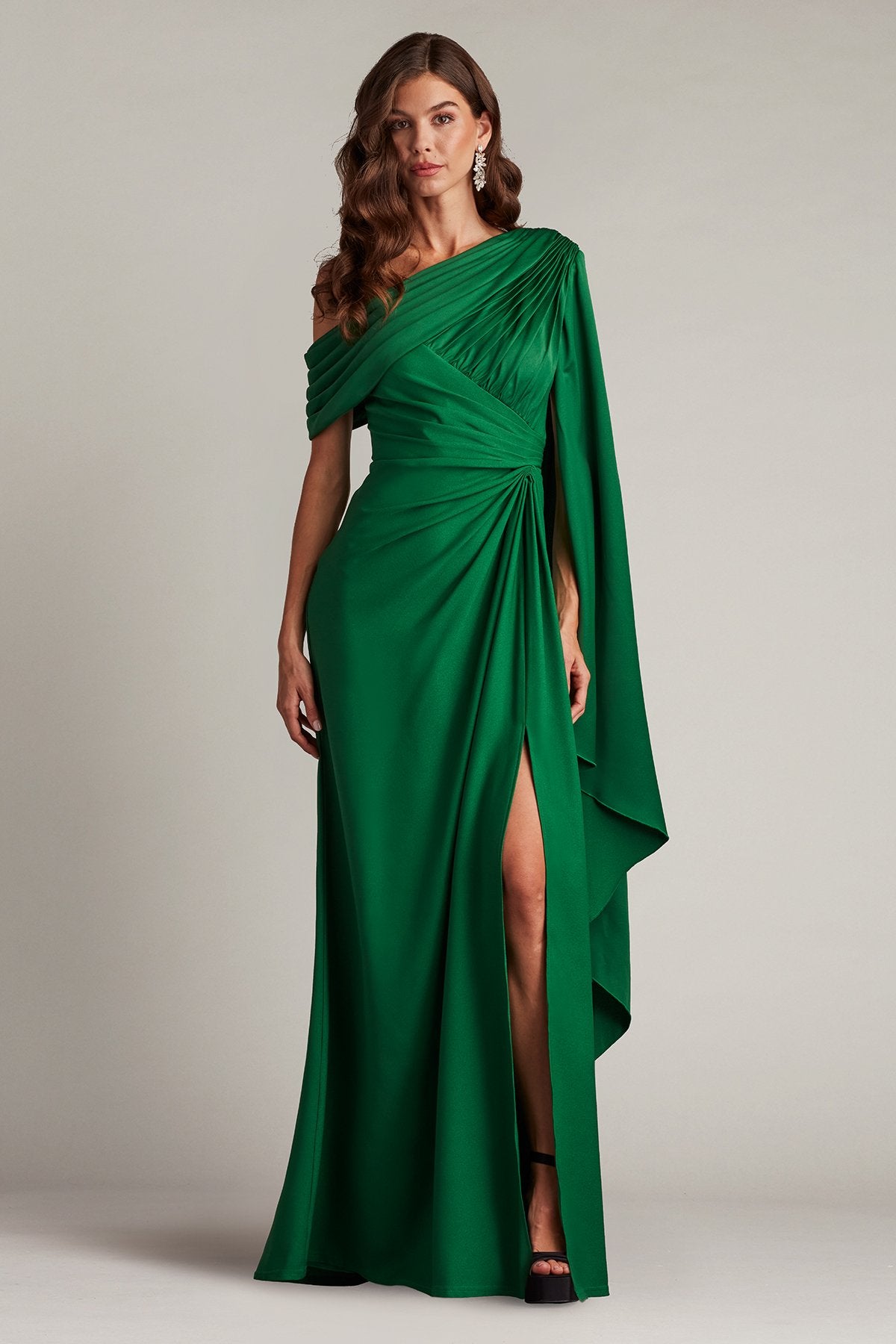 Tadashi Shoji BVU22813L High Slit Long Formal Prom Dress – The Dress Outlet