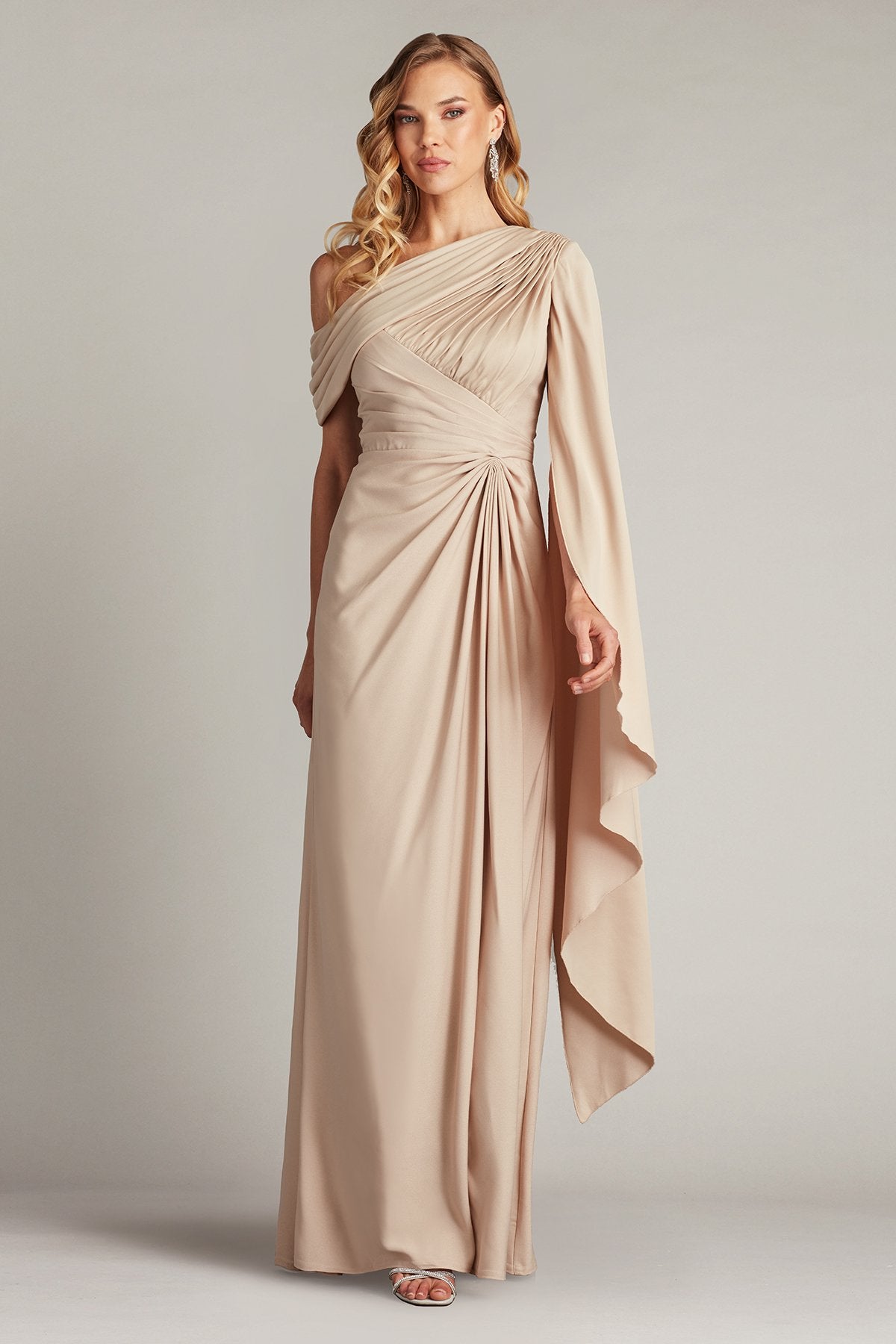 Prom Dresses High Slit Long Formal Prom Dress Champagne