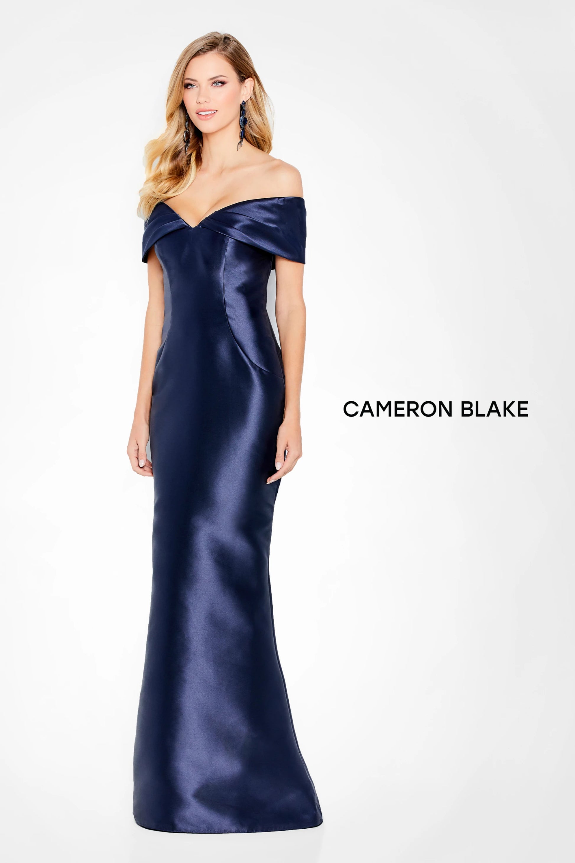 Cameron Blake 120622 Fitted Long Evening Formal Dress