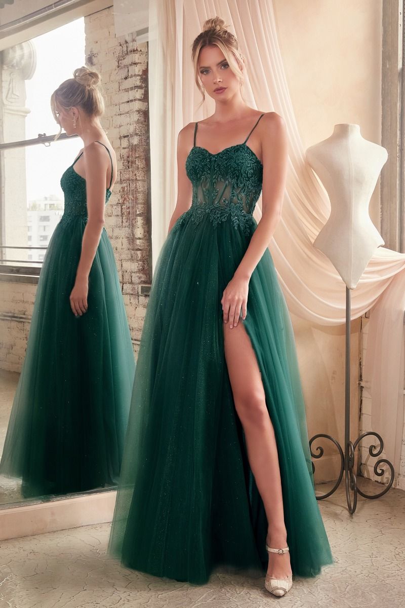 Prom Dresses A Line Formal Prom Long Dress Emerald