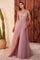 Prom Dresses Long Corset Formal A Line Prom Dress Mauve