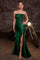 Prom Dresses Prom Fitted Long Formal Beaded Applique Dress Emerald