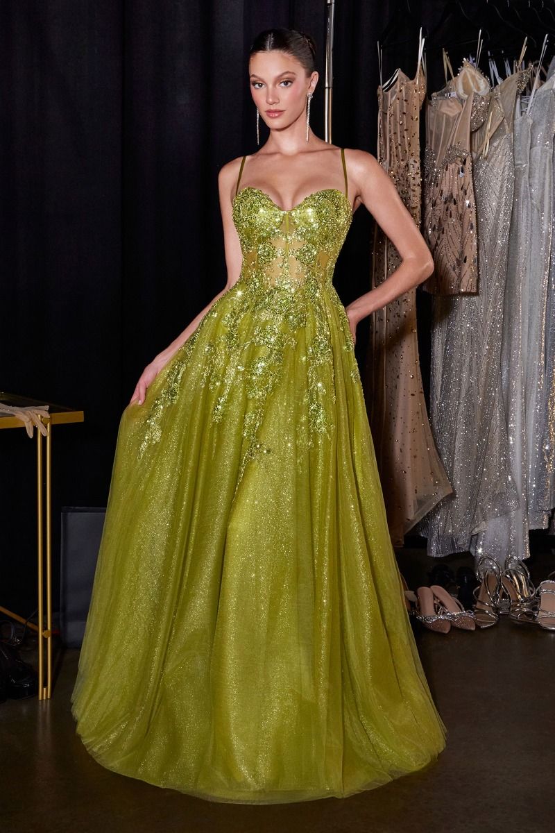 Sweetheart Floor-Length Tulle Formal Ball Gown LaDivine C177