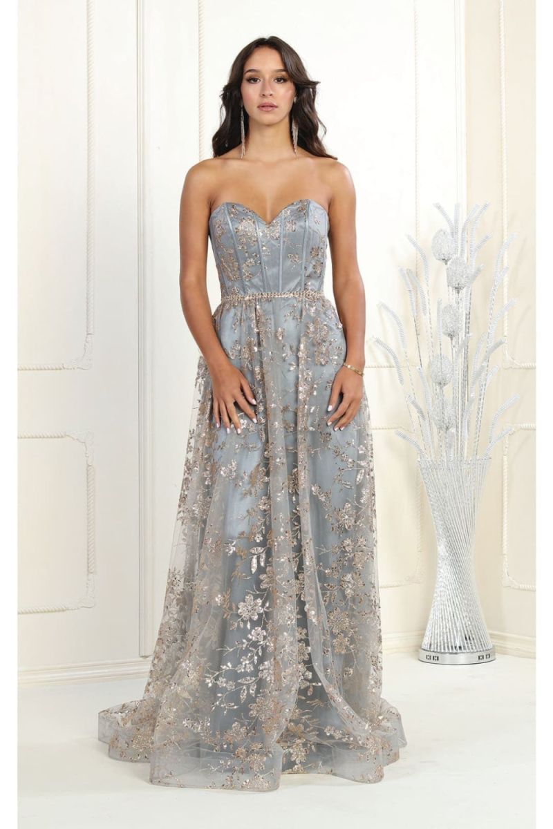 Sweetheart Floor-Length Tulle Prom A-Line May Queen 1920