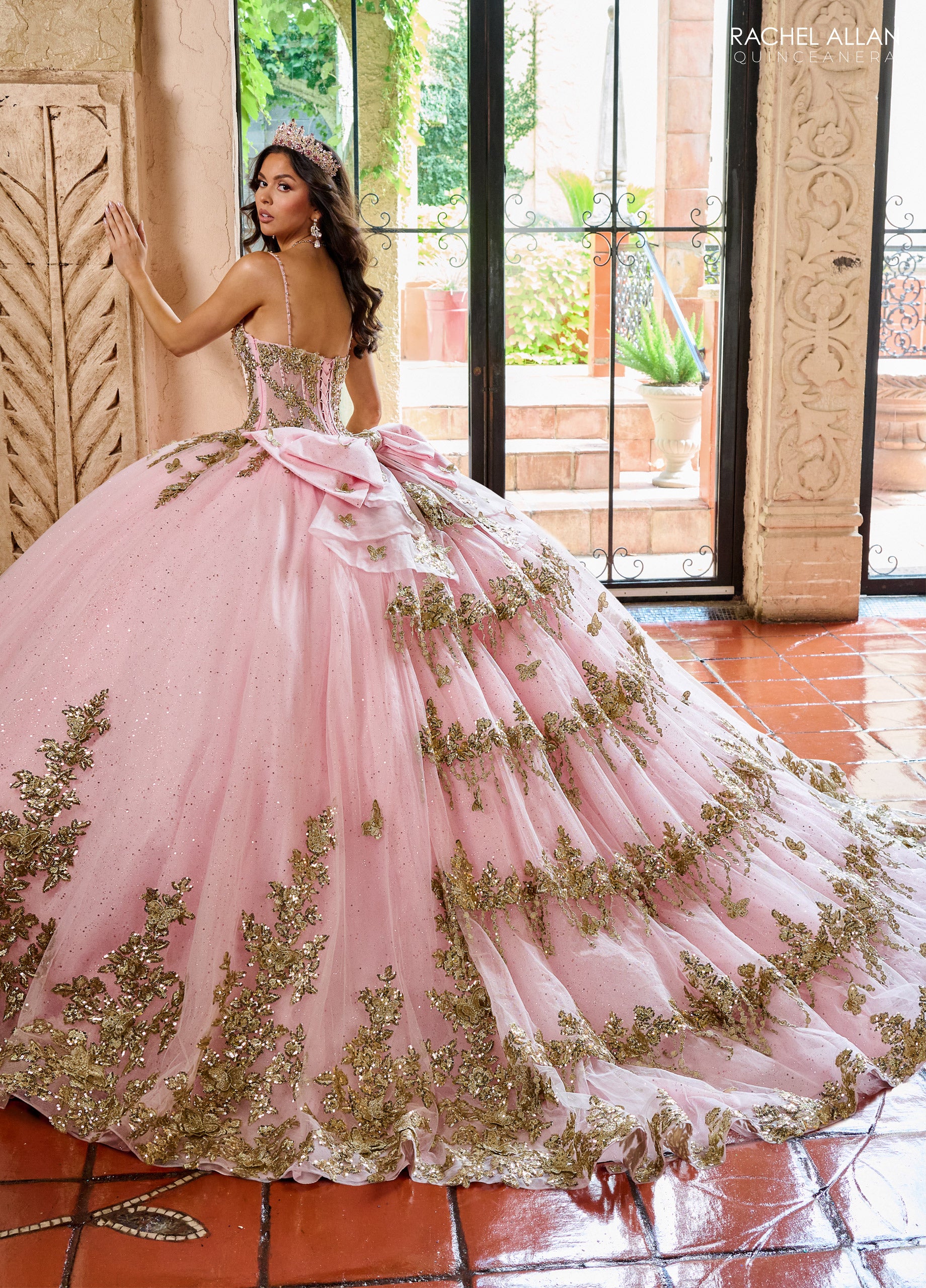 Rachel Allan RQ1158 Glitter Ball Gown Long Quinceanera Dress