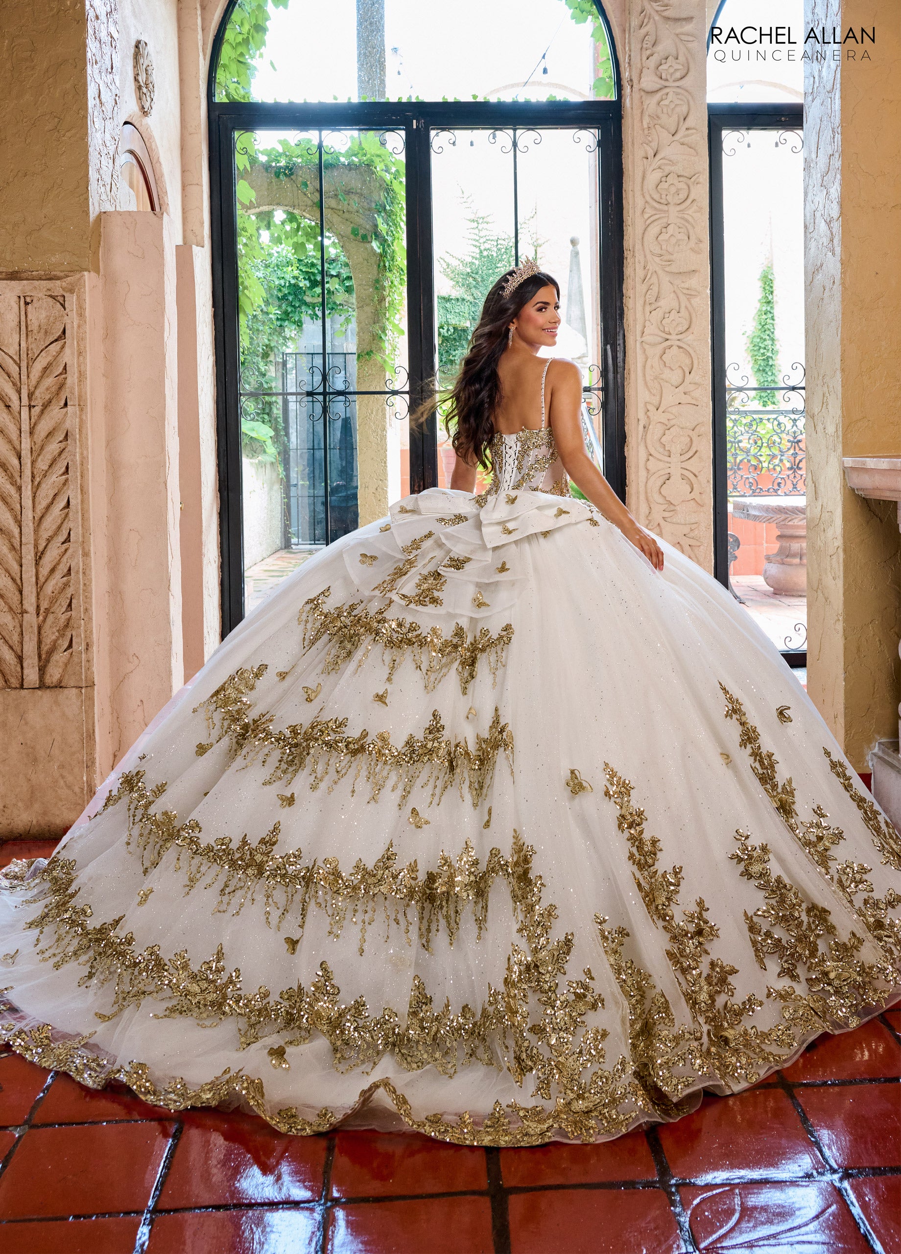 Rachel Allan RQ1158 Glitter Ball Gown Long Quinceanera Dress