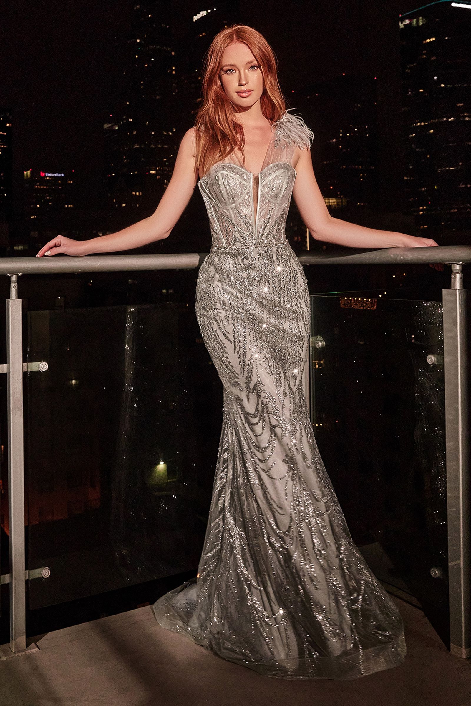 strapless open back dress Formal Sleeveless Long Prom Gown by LaDivine CB087 – The Dress Outlet