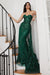 Cinderella Divine CB095 Strapless Long Fitted Prom Gown