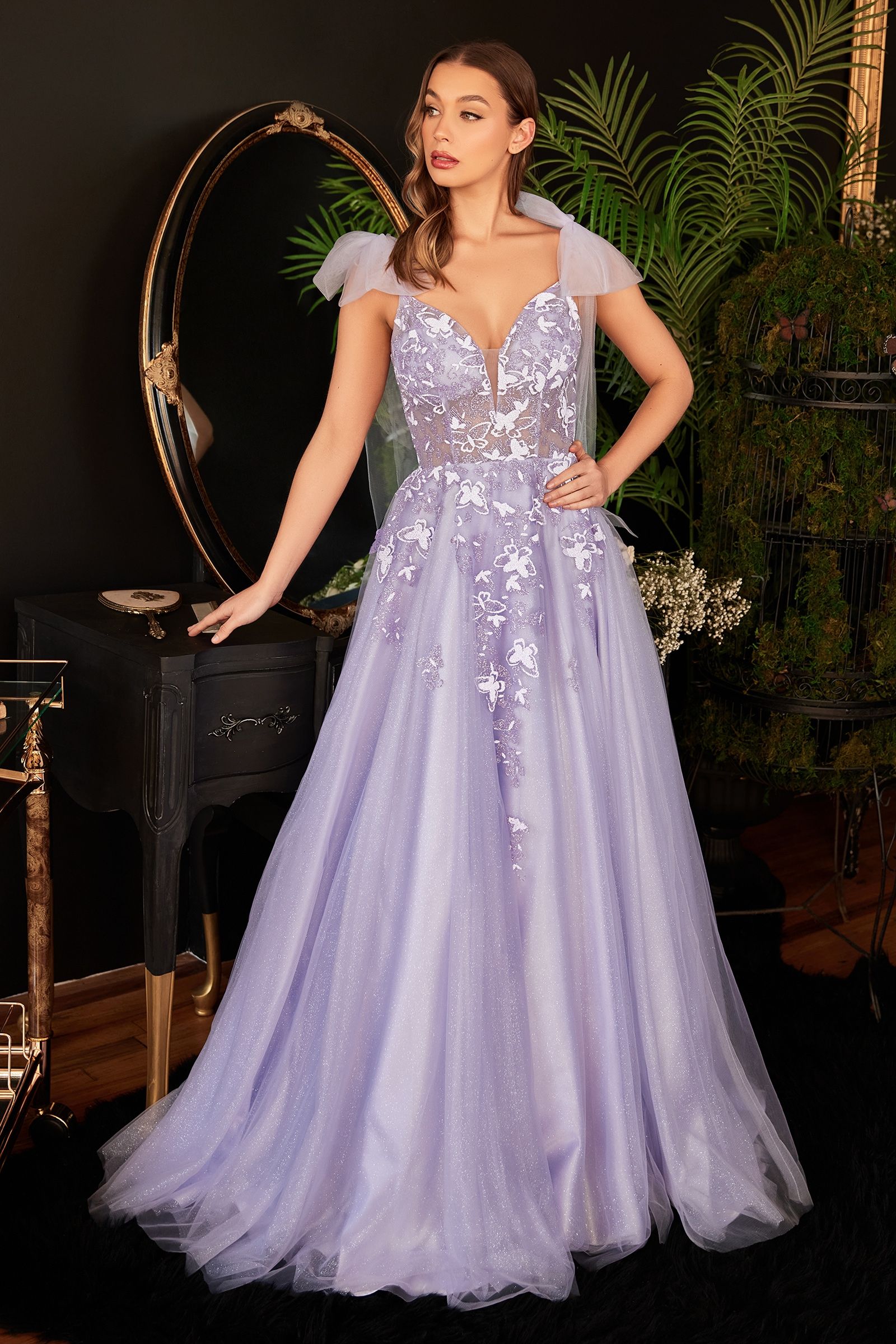 LaDivine CB097 Formal Gown Prom Dress in Lavender