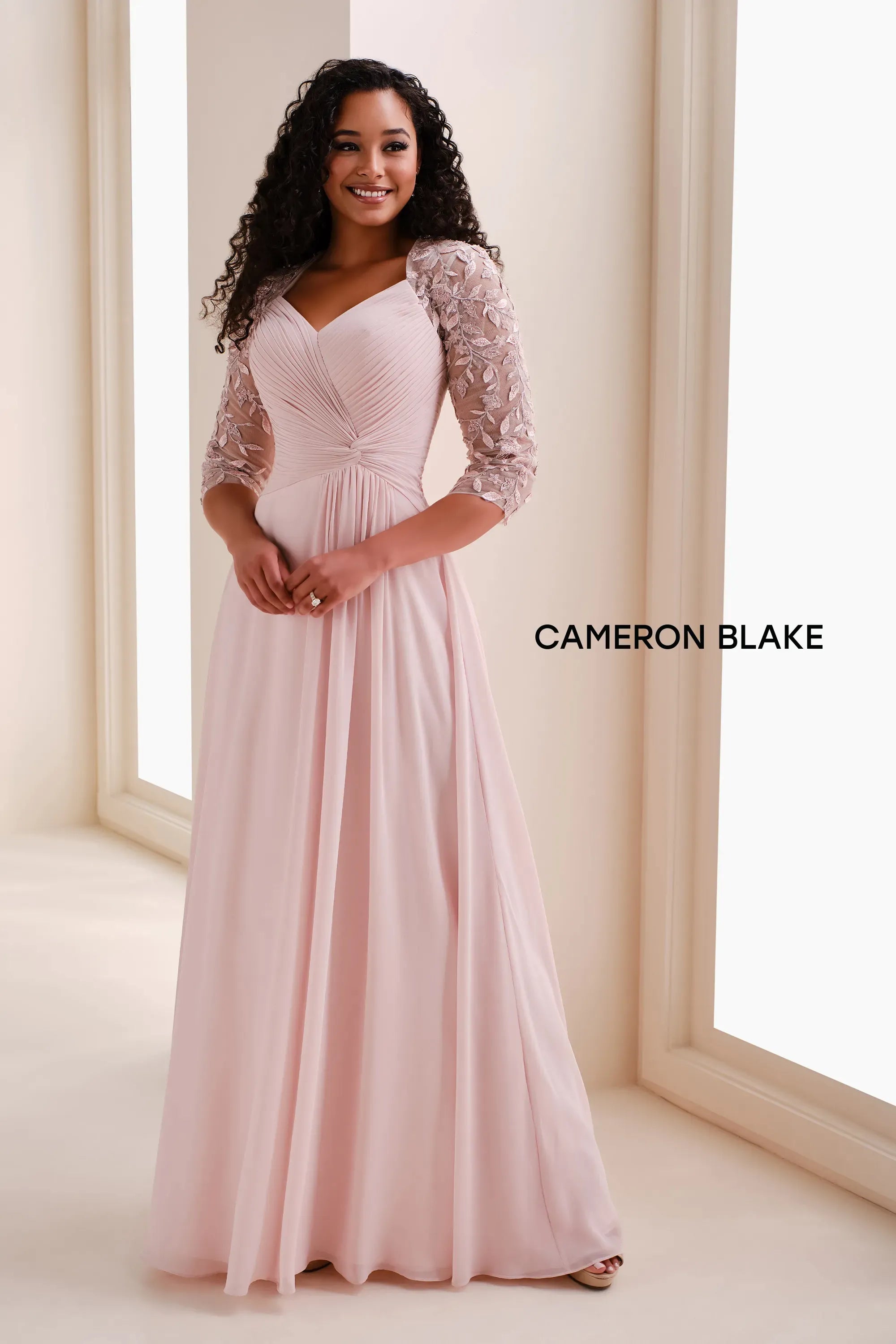 Mother of the Bride Dresses Long Formal Lace Applique Mother of the Bride Dress Blush