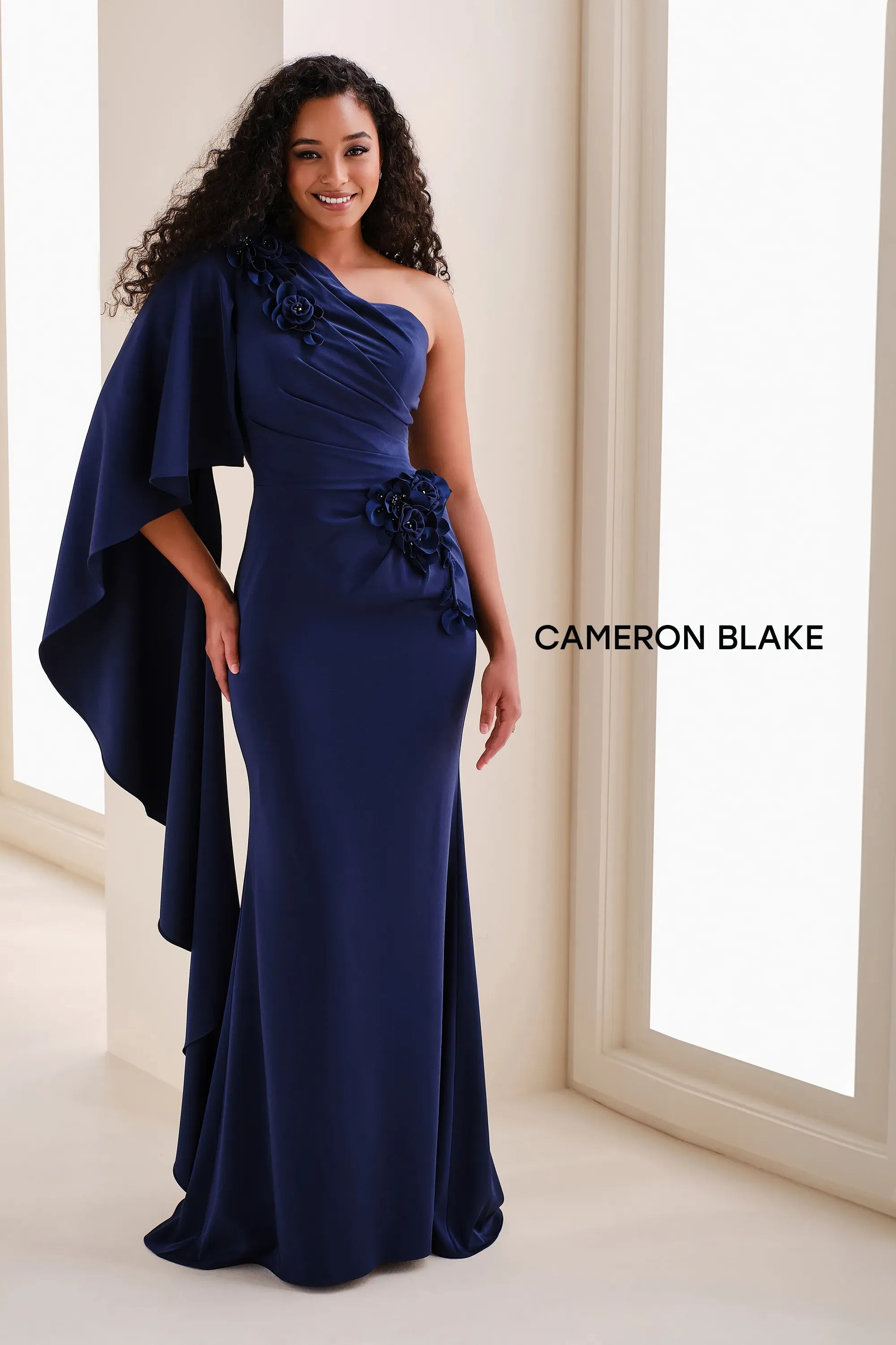 Formal Dresses Long Formal Mermaid Beaded Evening Dress Navy