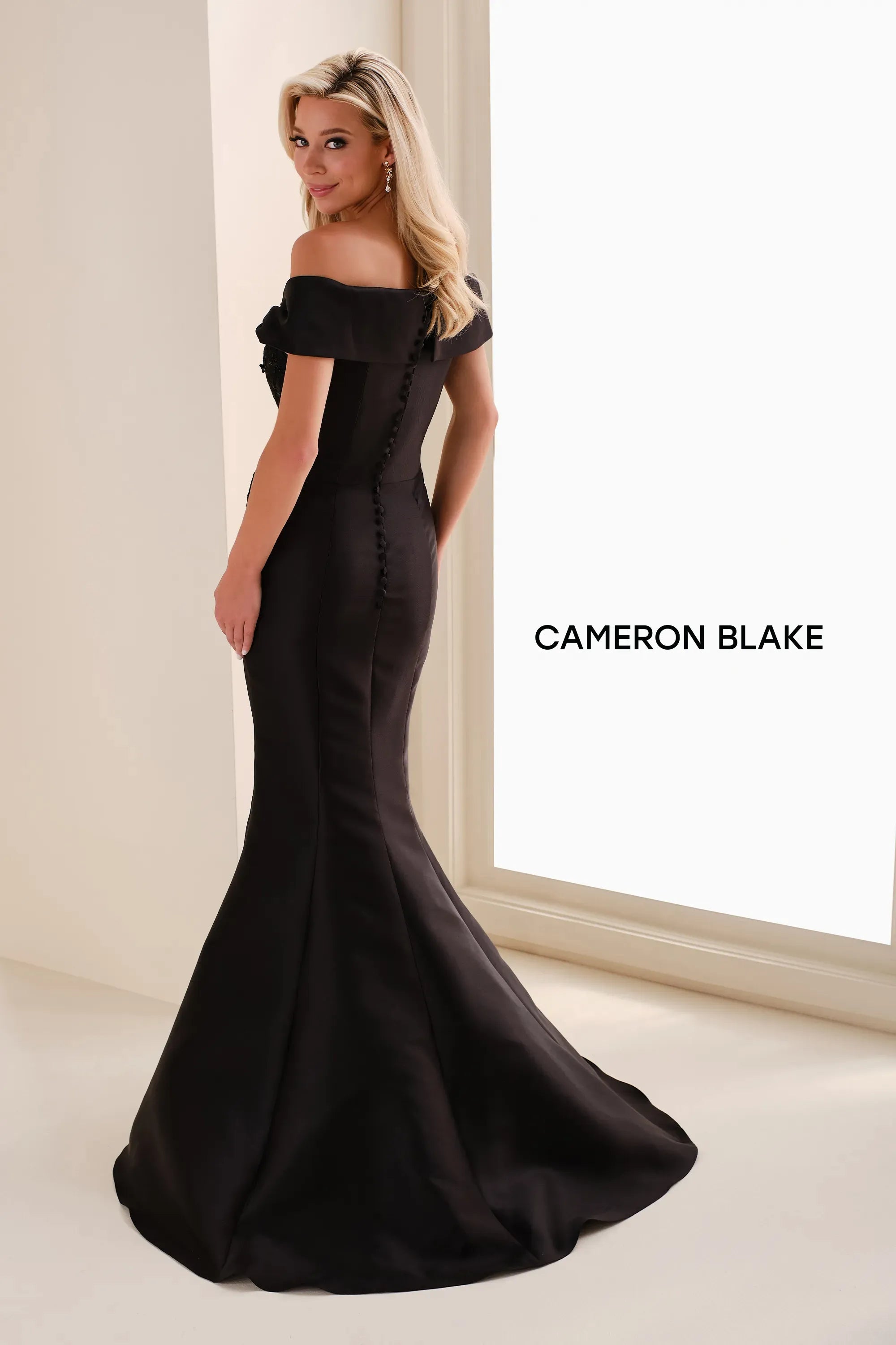 Formal Dresses Long Formal Mermaid Lace Applique Prom Dress Black