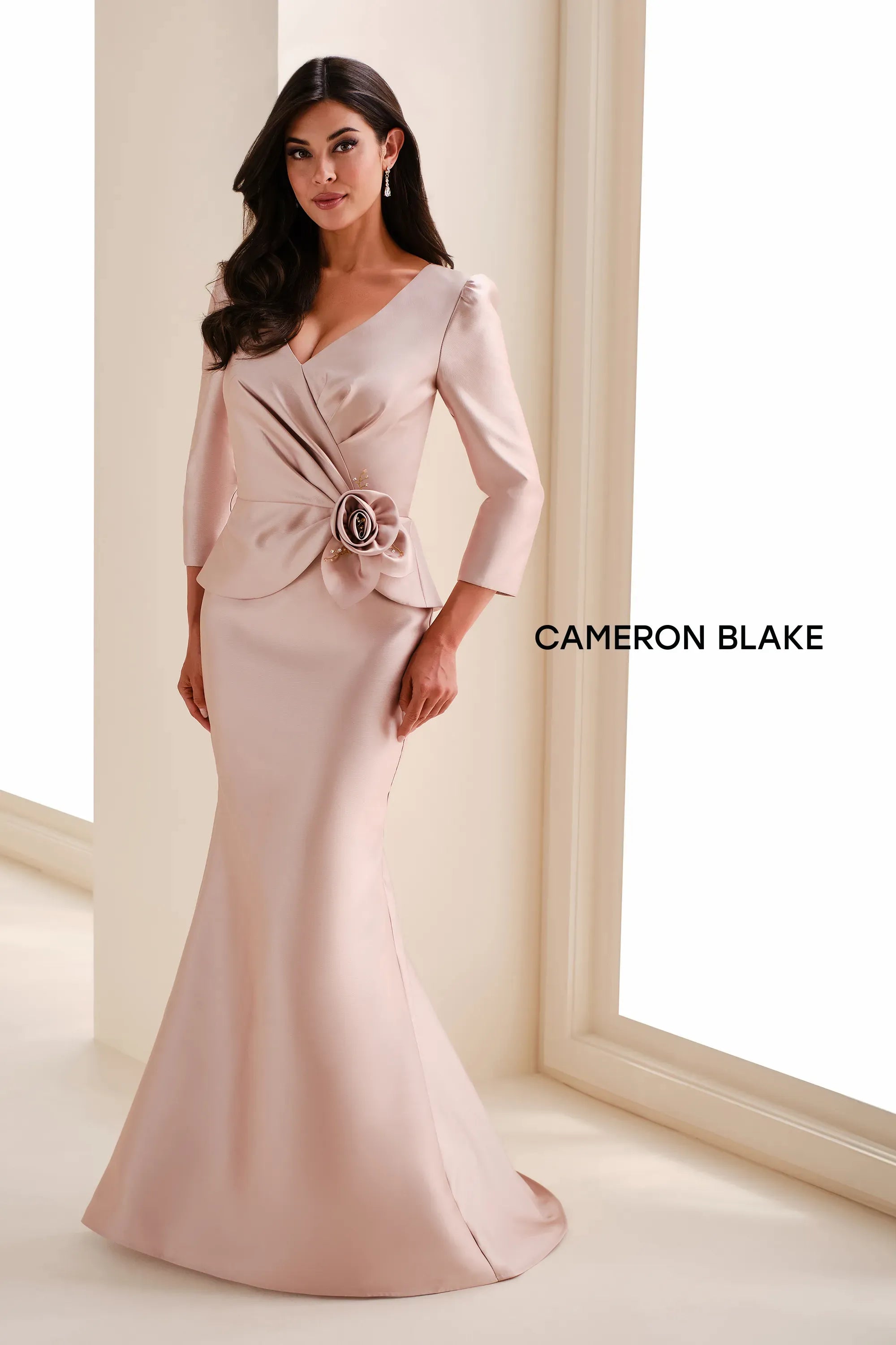 Cameron Blake CB830 Long Formal Mother of The Bride Mermaid Dress
