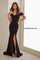 Formal Dresses Beaded Long Mermaid Formal Evening Gown Black