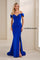 Formal Dresses Beaded Long Mermaid Formal Evening Gown Royal Blue