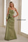 Formal Dresses Long Mermaid Formal Pleated Evening Gown Apple Green