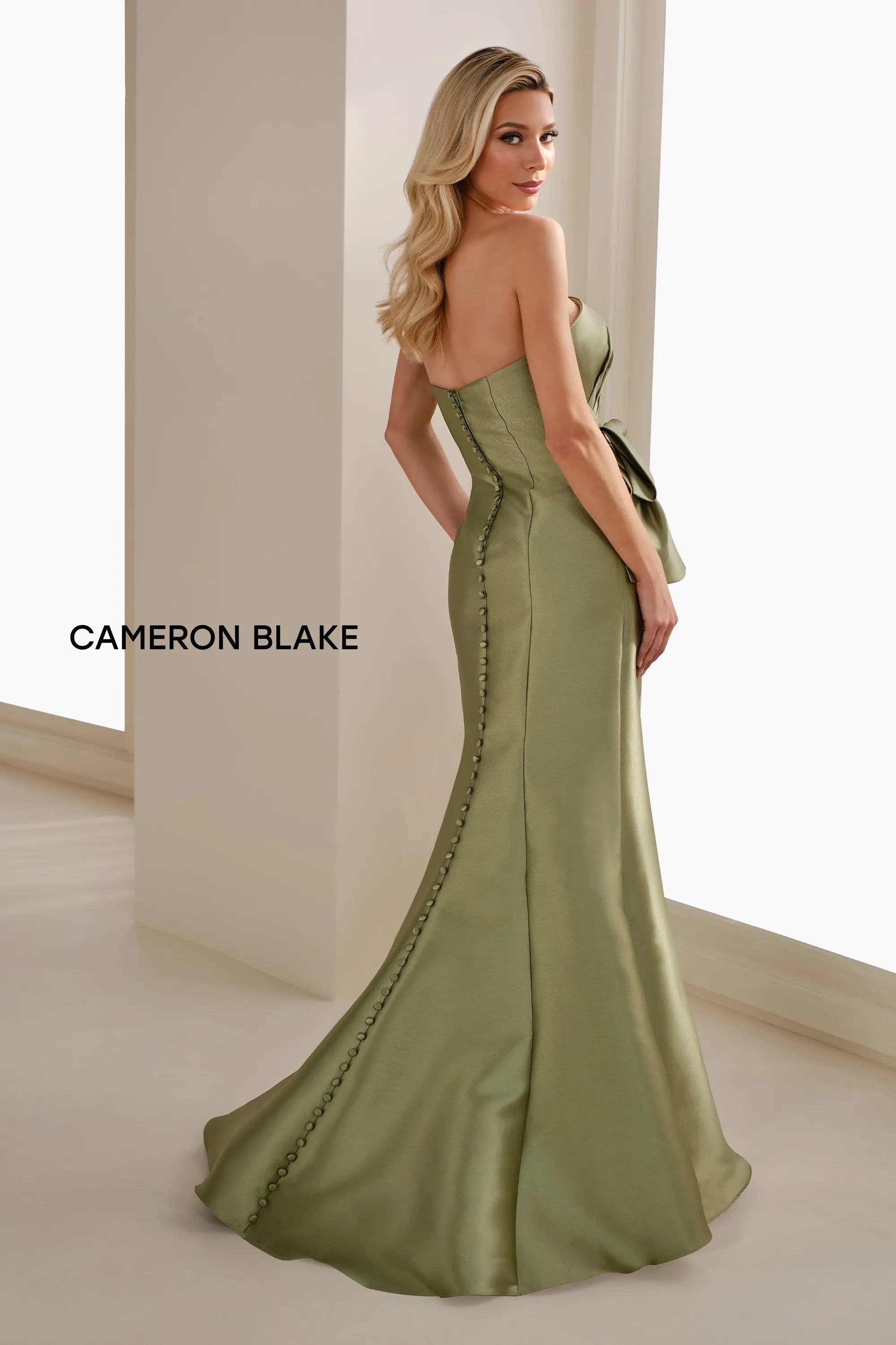 Formal Dresses Long Mermaid Formal Pleated Evening Gown Apple Green
