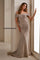 Formal Dresses Long Mermaid Formal Glitter Evening Gown Champagne