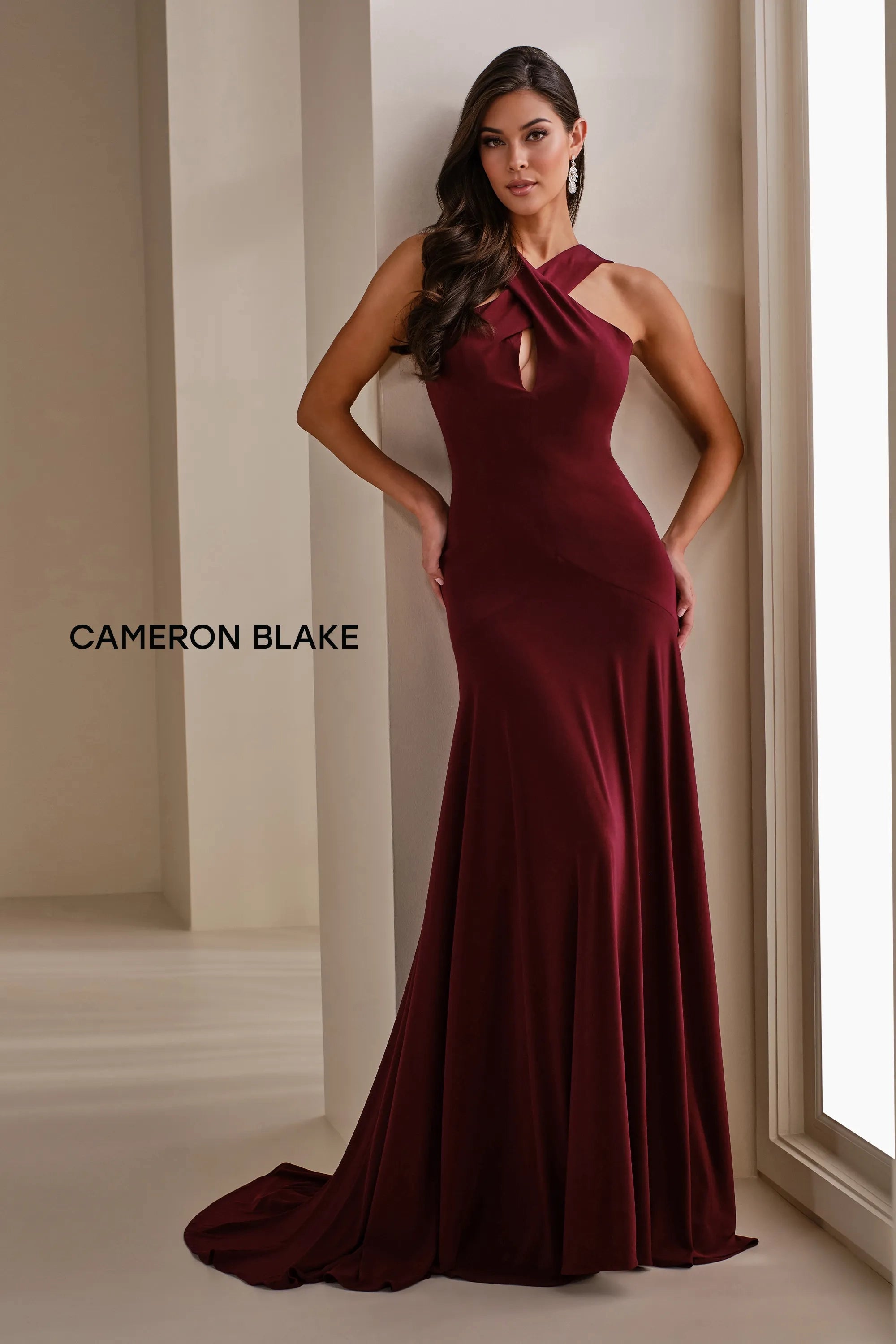 Formal Dresses Mermaid Long Formal Evening Gown Bordeaux