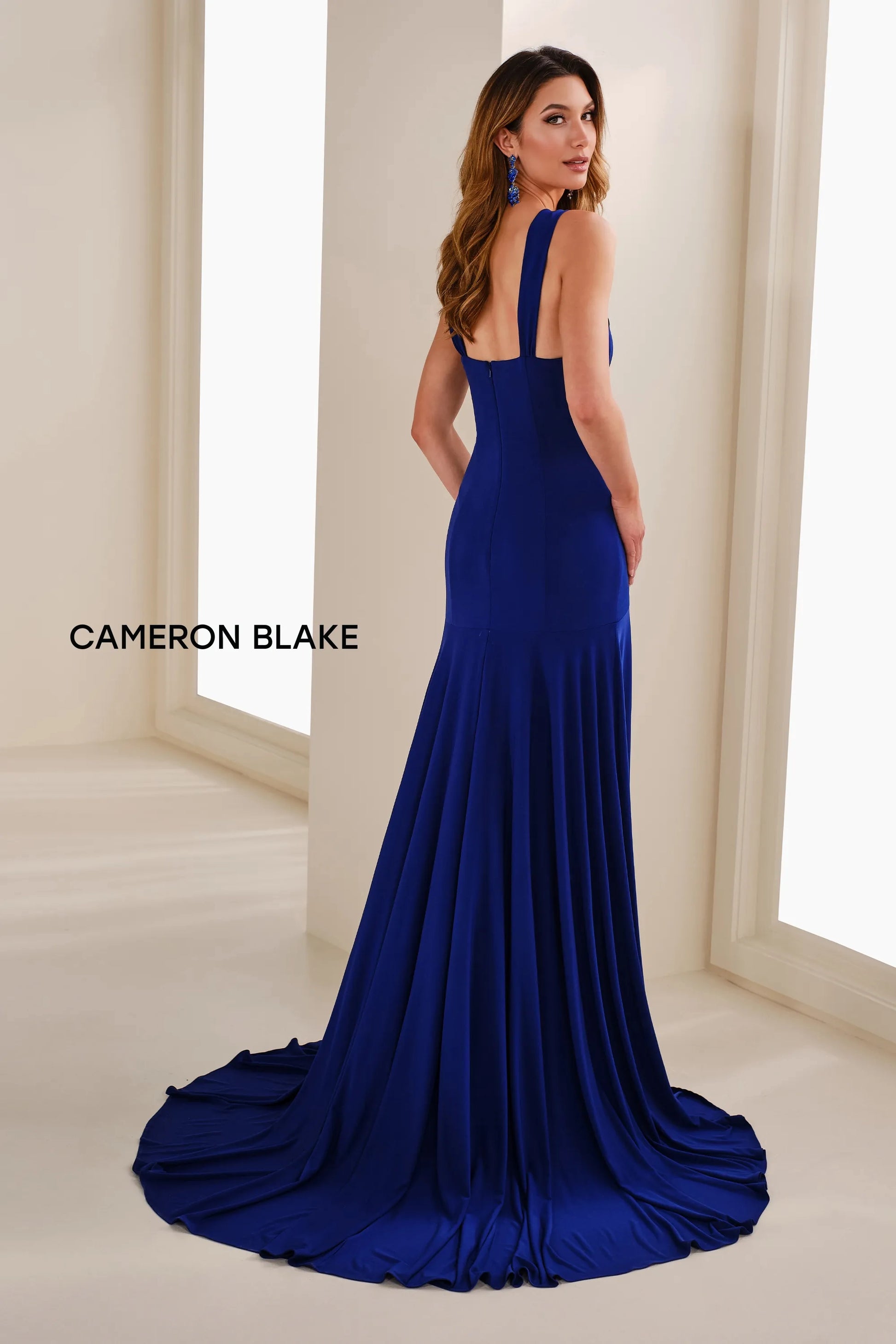 Cameron Blake CB911 Mermaid Long Formal Evening Gown